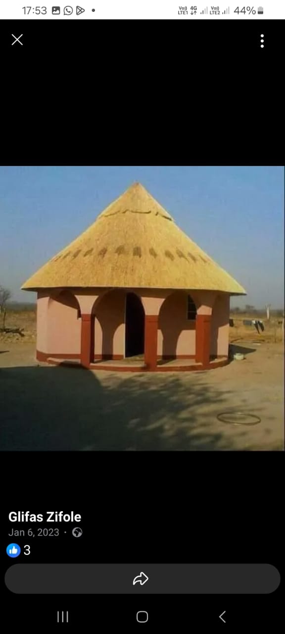 ZIFOLE Thatchers lapa and thatch roofing example